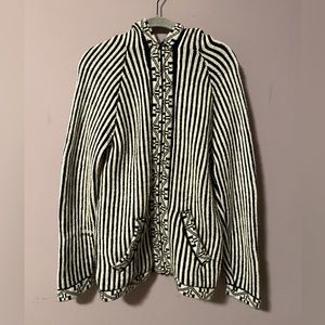 Handmade Argentinian Wool Zip Up Sweater